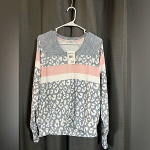 NWT | S | P.J. Salvage Nordstrom’s *extremely soft* Long Sleeve Pajama Top
